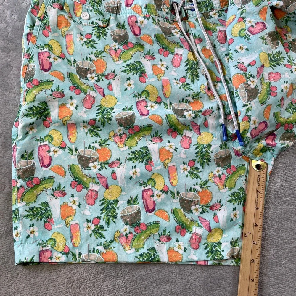 Tommy Bahama‎ Swim Trunks Mens XXL Tropical Cocktail Board Shorts Beach Vacation